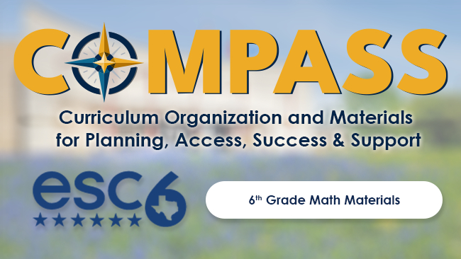COMPASS - 6th Grade Math Materials Preview 1