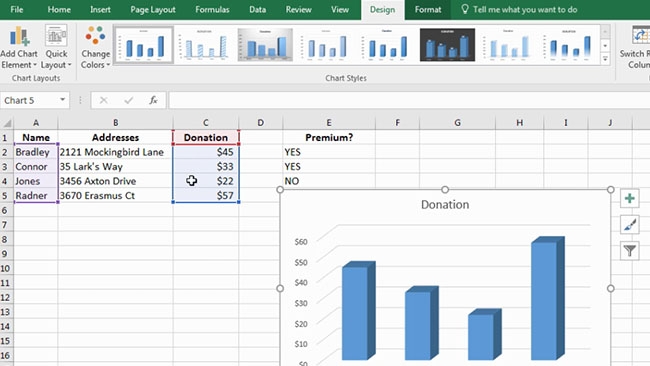 Microsoft Excel 2016: Intermediate Preview 3