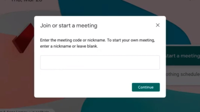 Google Hangouts Meet Preview 1