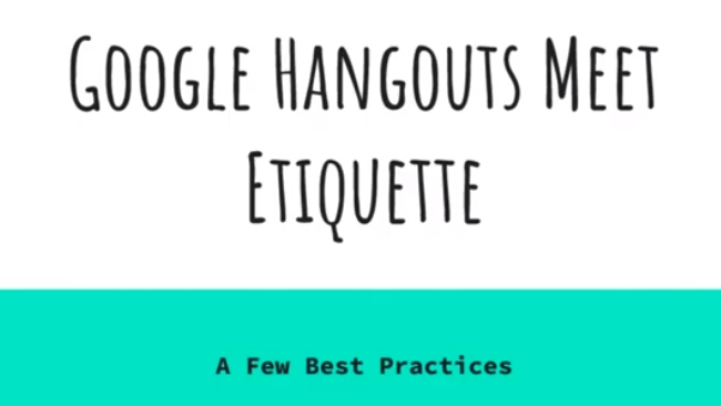 Google Hangouts Meet Preview 4